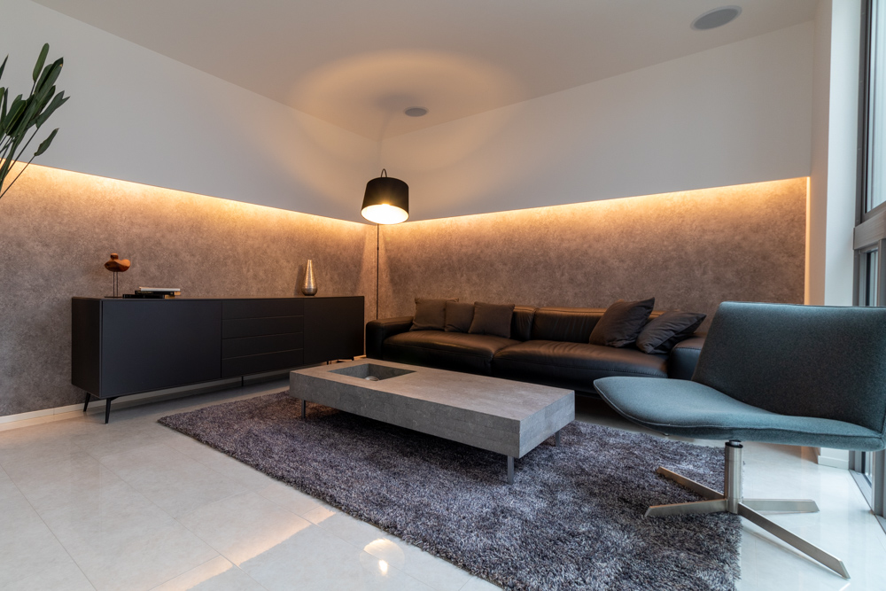 都市型3階建て住宅｜リビング