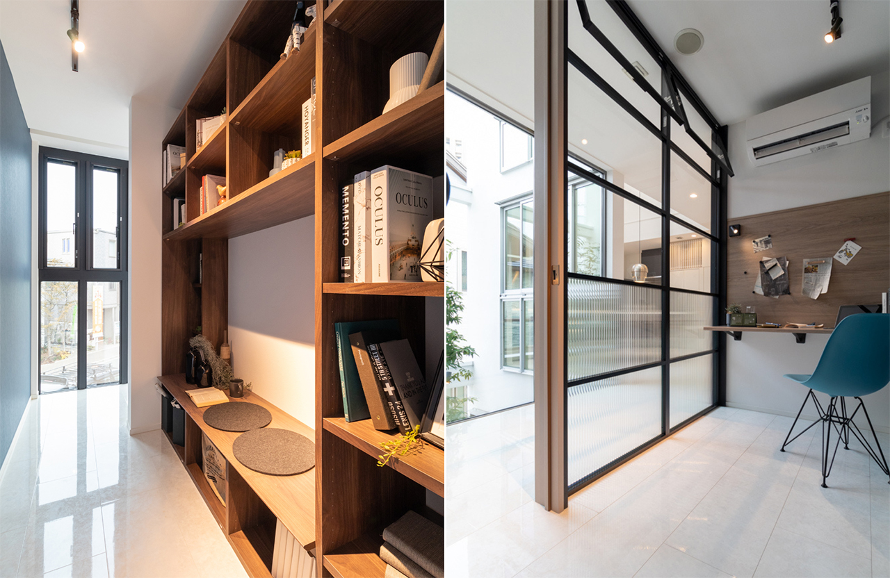 カフェコーナーやバーコーナーとしてつかえるテーブル