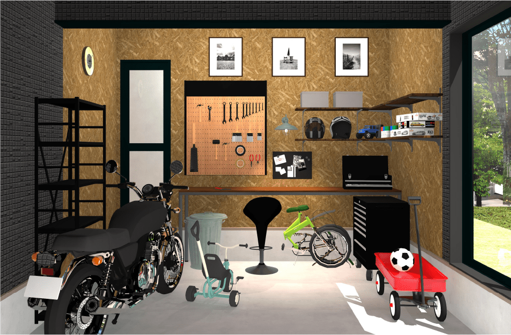 画像：ガレージハウス