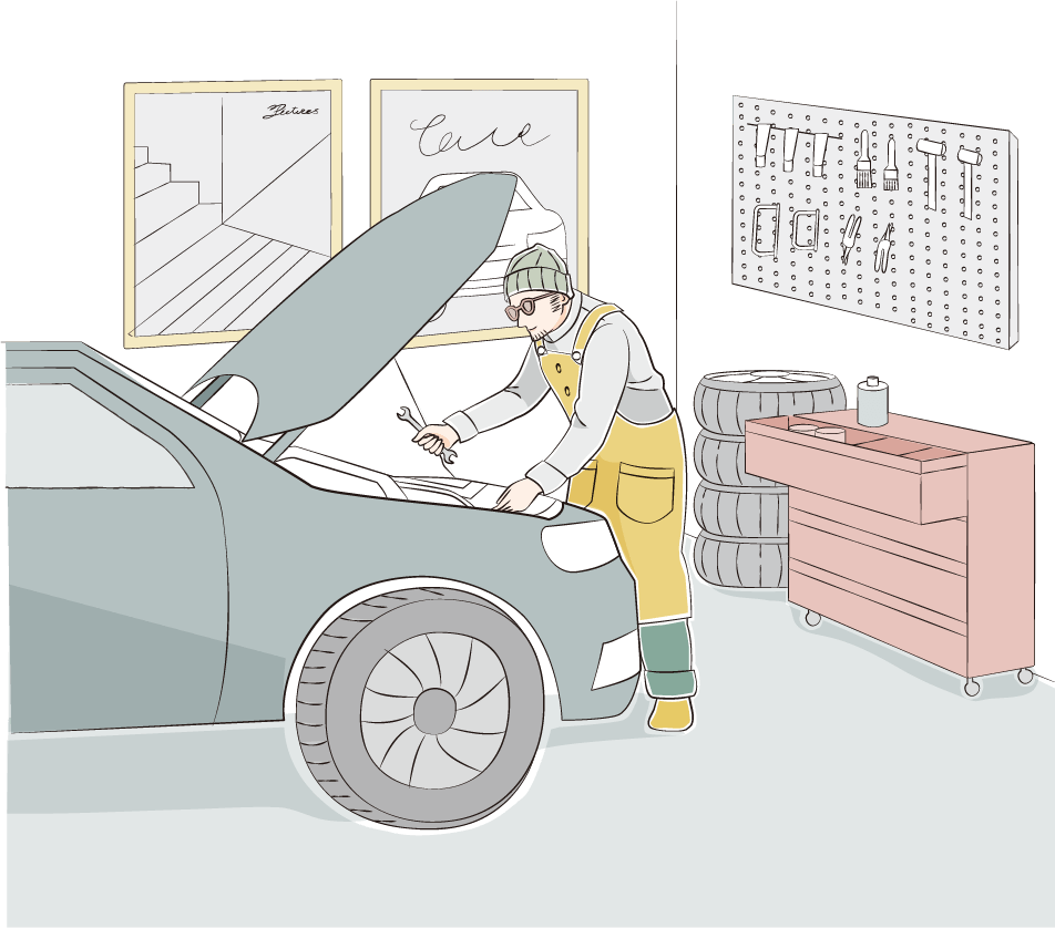 画像：メンテナンスピット